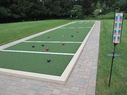 Synthetic Turf Bocce Ball Court